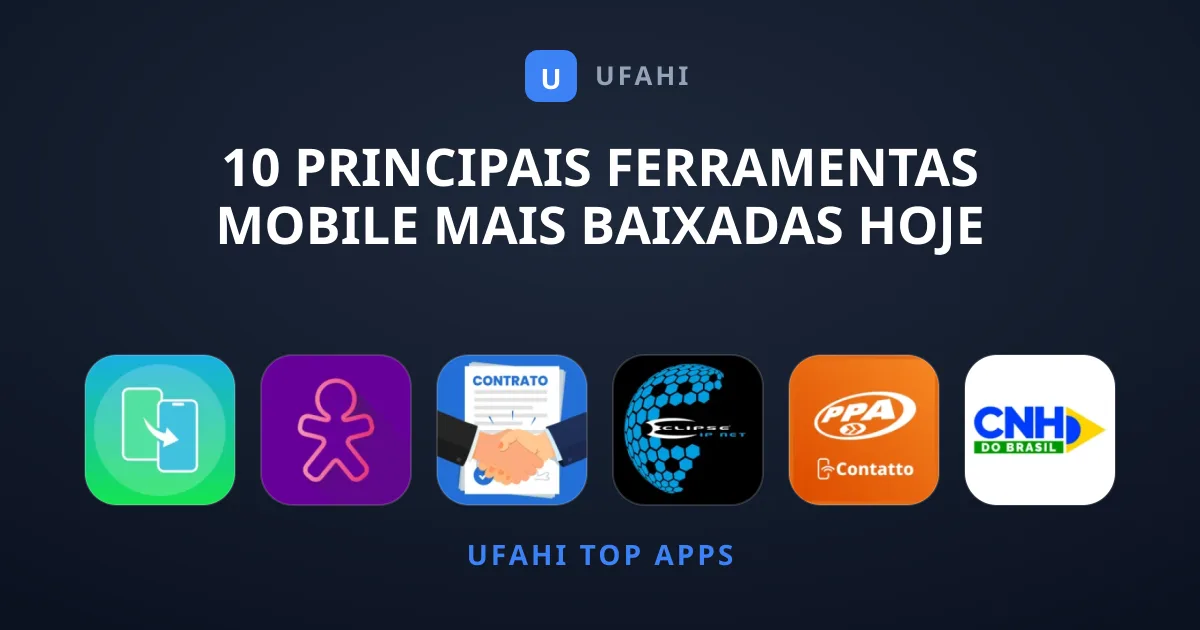 10 Principais Ferramentas Mobile Mais Baixadas Hoje